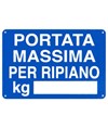 Etichetta adesiva 'portata massima per ripiano kg__'