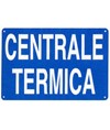 Cartello informativo  'Centrale termica'