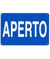 Cartello 'aperto