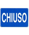 Cartello 'chiuso