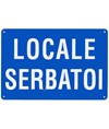 Cartello 'locale serbatoi