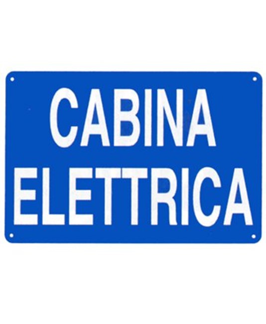 Cartello 'cabina elettrica Cartello 'cabina elettrica