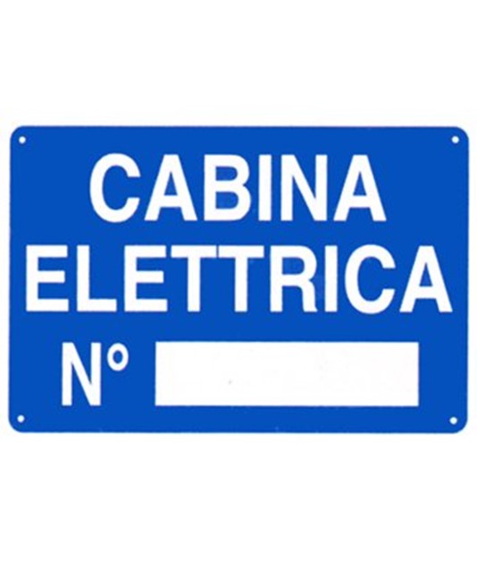 Cartello 'cabina elettrica n Cartello 'cabina elettrica n