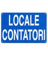 Cartello 'locale contatori'
