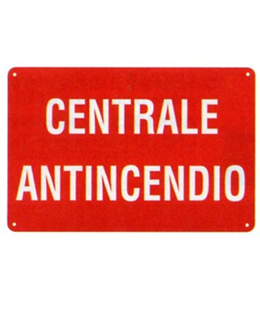 Cartello 'centrale antincendio' Cartello 'centrale antincendio'