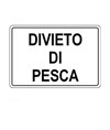 Cartello 'Divieto di pesca'