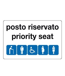 Cartello "Posto riservato"