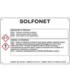 Cartello sostanza pericolosa 'solfonet'