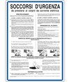 Cartello di norme e istruzioni 'soccorsi d'urgenza'