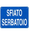 Cartello informativo 'sfiato serbatoio'