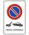 Cartello 'passo carrabile'