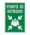 Cartello 'punto di ritrovo'