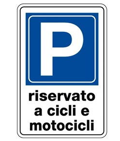 Parcheggio riservato a cicli e motocicli