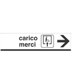 Cartello 'carico merci'