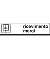 Cartello ricevimento merci