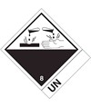 etichette adesive  corrosive UN