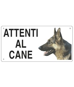 Cartello 'attenti al cane'