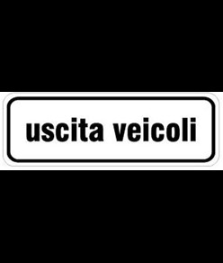 Pannello integrativo uscita veicoli