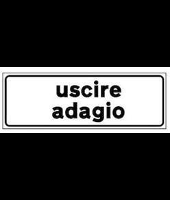 Pannello integrativo uscire adagio