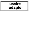 Pannello integrativo uscire adagio