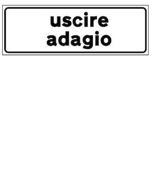 Pannello integrativo uscire adagio