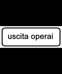 Pannello integrativo uscita operai