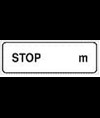 Pannello integrativo stop a m