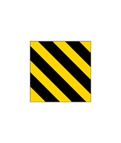 Adesivi strisce giallo nere per segnaletica
