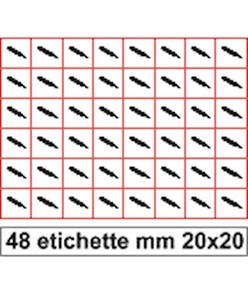 Etichette autoadesive 'gas compresso'