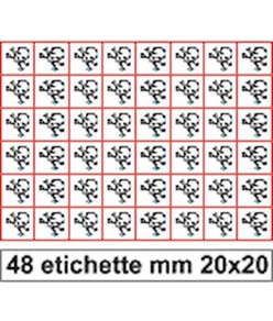 Etichette autoadesive 'tossico'