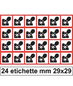 Etichette autoadesive 'cancerogeno'