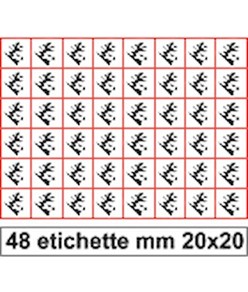 Etichette autoadesive 'pericolo ambiente'