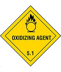 etichette adesive  oxidizing agent