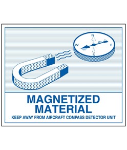 etichette adesive  magnetized material