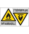 Adesivo 'infiammabile'