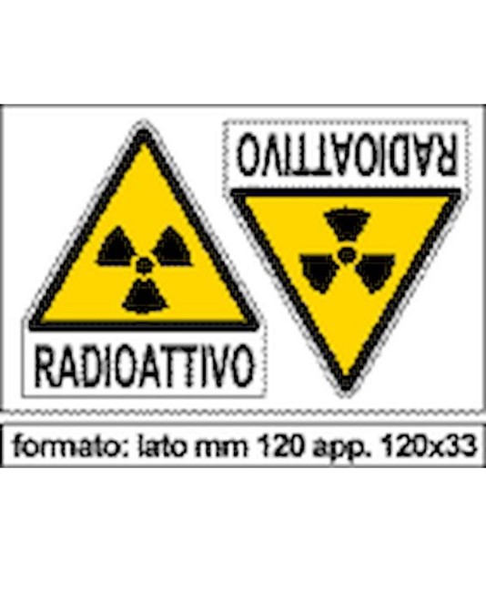 Adesivo 'radioattivo' Adesivo 'radioattivo'