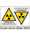 Adesivo 'pericolo zona sorvegliata'