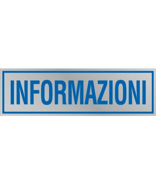 Pellicola adesiva per interni 'informazioni' Pellicola adesiva per interni 'informazioni'