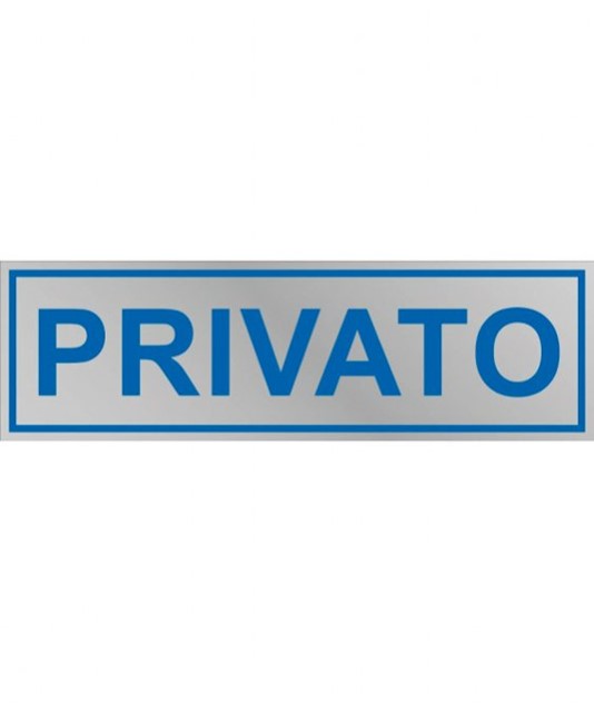 Pellicola adesiva per interni 'privato' Pellicola adesiva per interni 'privato'