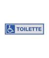 Pellicola adesiva per interni 'toilette' con simbolo disabili