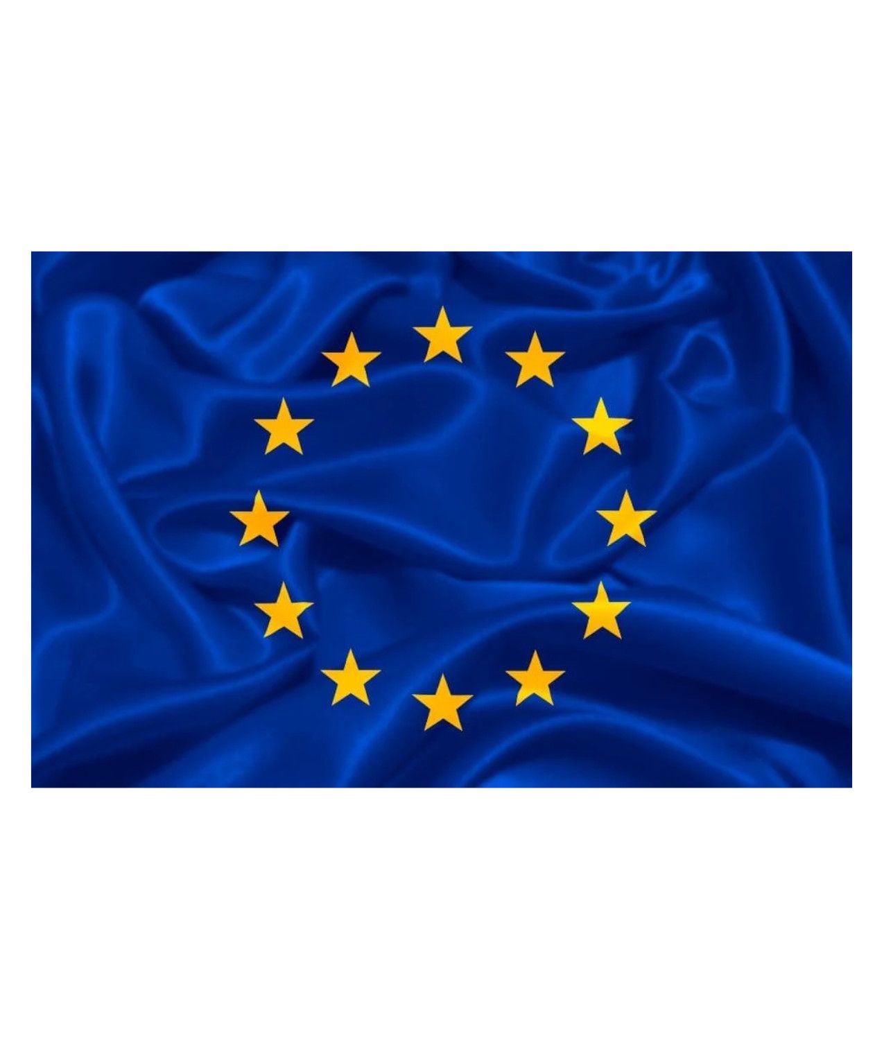 Bandiera Europa stampata