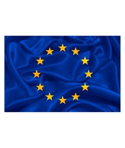 Bandiera Europa stampata