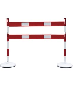 Barriera di sicurezza  con basi appesantite