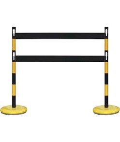 Barriera di sicurezza  con basi appesantite