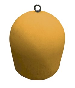 Panettone stradale in cemento  con gancio golfare Panettone stradale in cemento  con gancio golfare