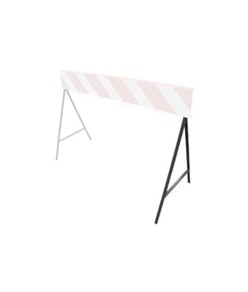 Barriera stradale bianco rossa  rifrangente Barriera stradale bianco rossa  rifrangente