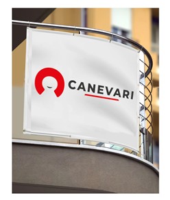 Striscione microforato in formato quadrato