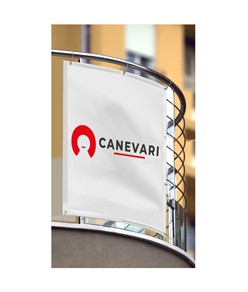 Striscione microforato in formato verticale