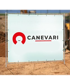 Striscione in PVC formato quadrato