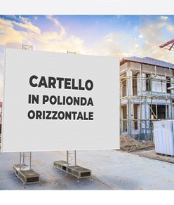 Cartello personalizzato in polionda formato orizzontale